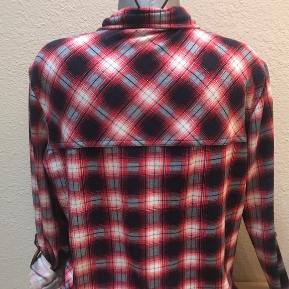 Eden&Olivia. Plaid Button Down Shirt.Modern Flannel. Warm, Soft. Comfy. … - Picture 6 of 13